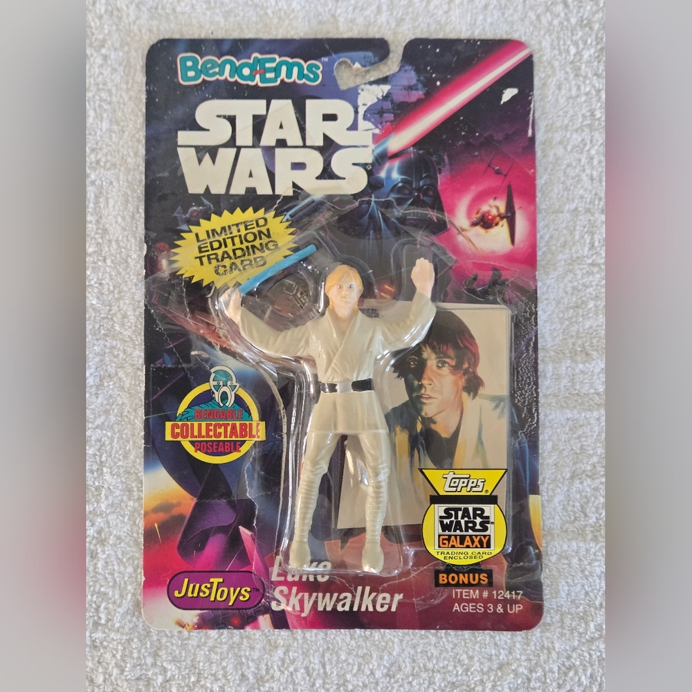 Luke Skywalker 1993 Star Wars Just Toys Bend Ems Limited Edition Trading Card